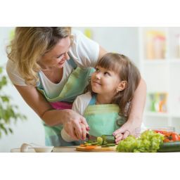 Aprendo a cocinar con mam y pap!